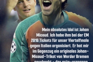 克罗斯：约翰·米库是我绝对的偶像，我永远不会说我比他更优秀