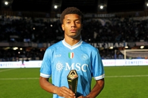 梅开二度！内雷斯当选那不勒斯vs亚特兰大全场最佳球员