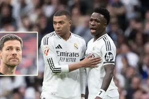 分两派科贝：维尼修斯82等人不满阿隆索，姆巴佩居莱尔等支持