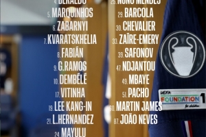 巴黎欧冠对阵热刺大名单：登贝莱回归，阿什拉夫、杜埃缺席