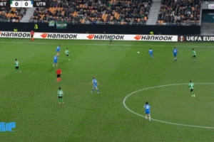 圆神真积极啊！对手传球失误安东尼拼抢断球，传中助攻库乔进球