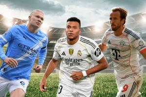 五大联赛射手榜：哈兰德、凯恩14球，姆巴佩13球，意甲13轮5人5球