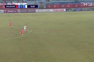 这都不进！张玉宁大单刀不进+空门击中横梁