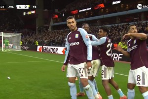 【集锦】欧联杯-桑乔首发马伦梅开二度 维拉2-1年轻人