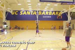 假如能在这个时代打球？回顾易建联当年在湖人球馆的投篮训练！